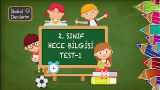 2 Sınıf Hece Bilgisi Test1 [upl. by Surbeck]