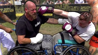 WHEELCHAIR BOXING  HELL ON WHEELS vs DAN [upl. by Shir427]