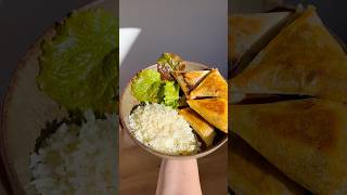 WHAT I EAT IN A DAY 🌿✨ food recette samoussa healthy riz soupe ortie WIE whatieatinaday [upl. by Hctud]