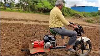 Mini Tractor Weeder Uzhavan Agro Service [upl. by Trey934]