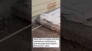 How To Fix Erosion Under Concrete Slab shorts [upl. by Tullus]