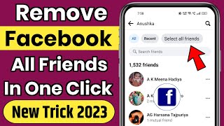 Facebook all friend unfriend in one click 2023  How to Unfriend all friends on Facebook 2023 [upl. by Kei]