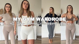 MY GYM CAPSULE WARDROBE all time favourite clothes to wear for workouts [upl. by Joaquin593]