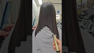 Haircut tutorial hairdesign longhair hairfashionlook [upl. by Os]