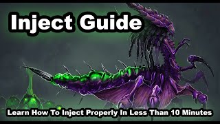 Zerg Basics  How To Inject Starcraft 2 Beginner Guide 2022 [upl. by Ogait]