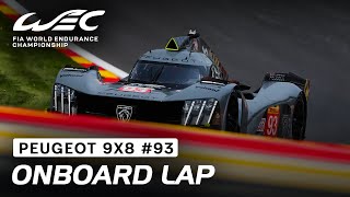 First Onboard footage of the Peugeot 9X8 at Spa I 2023 6 Hours of Spa I FIA WEC [upl. by Althee]