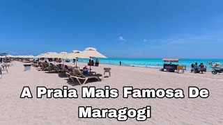 Praia De Antunes Em Maragogi Alagoas Cardápios E Um Azul Surreal [upl. by Yennep]