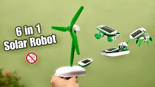 6 In 1 Solar Robot Kit [upl. by Annawak]