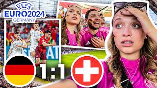 Das war knapp 😬  DEUTSCHLAND 🇩🇪 vs SCHWEIZ 🇨🇭  EM 2024 ⚽️  Stadionvlog [upl. by Schoenberg884]