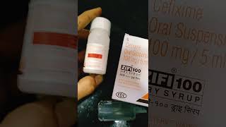 Zifi 100 syrup uses bacterialdiseases cough infection fever uti typhoid pnemonia shorts med [upl. by Theresita]