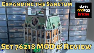 Expanding the Sanctum Sanctorum  Set 76218 Mod amp Review [upl. by Nidorf]