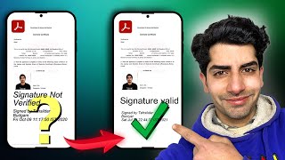 How to Validate Digital Signature in Mobile  PDF Signature Validation in Mobile [upl. by Harrietta]