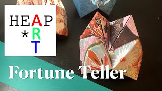 Quickie Origami  Fortune Teller Cootie Catcher [upl. by Branham]