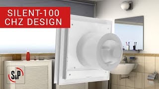 How to install a bathroom extractor fan Silent100 CHZ Design [upl. by Oniger]