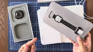 Unboxing Apple I Watch Ultra 2 Black with Black Titanium Milanese Loop [upl. by Nivej726]