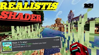 TOP 1 SHADERS MCPE 121 amp 120 REALISTIC TERBAIK  NewB Shadersrtx shaders minecraft [upl. by Idell]