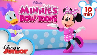 Minnies BowToons  10 Minute Compilation  Part 2  Party Palace Pals  disneyjr [upl. by Nnaylrebmik]