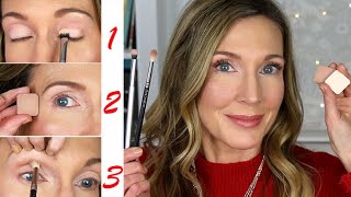 Makeup 101 for Mature Beginners  3Step Eyeshadow Tutorial [upl. by Monie]