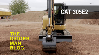 Cat 305E2 CR Ready2GO at Plantworx 2017  Nick Drew of the Digger Man Blog reviews [upl. by Zilada]