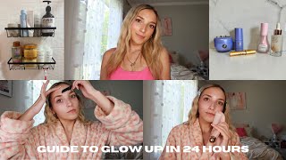 GLOW UP WITH ME✨🛁24 hour self care transformation routine [upl. by Artur320]