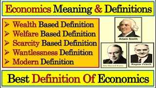 Scarcity Definition Of Economics  Intermediate First Year Economics [upl. by Scharff]