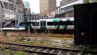 Class 350 LNWR EMU departing Birmingham New Street [upl. by Crain854]