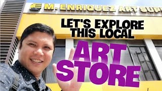 My Art Supply Shopping M Enriquez Art Supply Store [upl. by Norword]