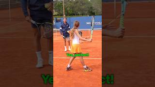 Do you struggle with your forehand Follow my tip to improve your position 😉 tennis tenniscoach [upl. by Zeculon6]