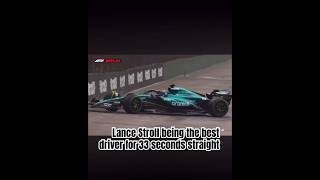 Lance Stroll being the best driver for 33 seconds straight [upl. by Elokin]