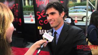 Tom Maden Interviewed at MTVS Scream Premiere at LA Film Festival 2015 MTVScream LAFF [upl. by Olram]