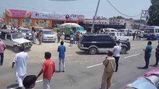 Ram Rahim Singhs Z Security and Bullet Proof Kafila 1000 vehicles [upl. by Ramsdell361]