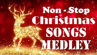 Non Stop Christmas Songs Medley ❄ Top 100 Christmas Nonstop Songs ⛄ Merry Christmas 2024 [upl. by Neeoma]