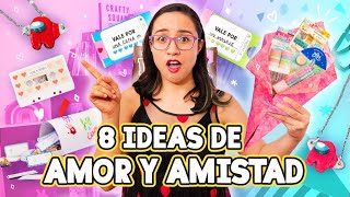 8 REGALOS FÁCILES PARA SAN VALENTÍN 💖 Ideas Originales para 14 de Febrero 💕 Craftingeek [upl. by Otrebireh]