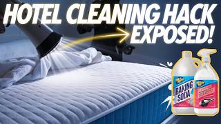 🛏️✨ quotHOTEL SCANDAL The Cleaning Trick the Industry Wants to Hidequot 🧼🔍 [upl. by Adlihtam]