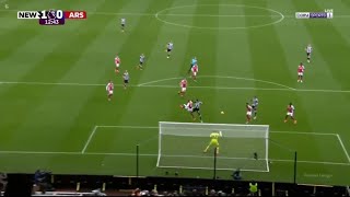 🔥 Alexander Isak BRILLIANT HEADER GOAL vs Arsenal to make Newcastle Infront  Anthony Gordon assist [upl. by Hendren846]