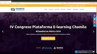 Chamilo Talk 16 Chamiluda y ChamiloCon Ofertas de capacitación elearning Junio 2018 [upl. by Swihart818]