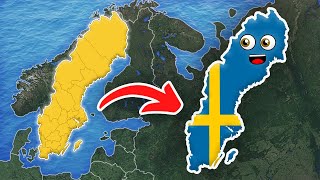 Sweden  Counties amp Geography  Countries of the World [upl. by Enohpesrep]