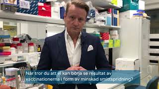 Matti Sällberg professor inom klinisk mikrobiologi om vaccinet mot covid19 [upl. by Gerstner]