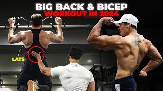 FULL BACK amp BICEP Workout for MUSCLE BUILDING in 2024 बैक एंड बाइसेप फुल वर्कआउट VispyKharadi [upl. by Rutter]