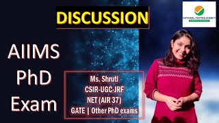 AIIMS PhD Question Paper Discussed 2024  PhDJRF exams [upl. by Adah]