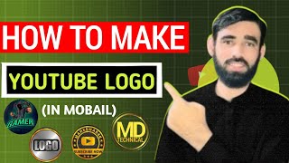 YouTube Logo Kaise Banaye  Logo kaise banaye How To Create YouTube Logo Logo Editing Md technical [upl. by Mitch287]