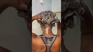 Natural Hair Wash Day ASMR Washing 4C Hair [upl. by Nyrret153]