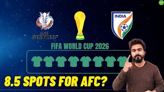 How Can INDIA Qualify For FIFA World Cup 2026  AFC Asian Cup amp World Cup Format Explained [upl. by Otto]