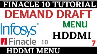 Finacle 10 Tutorial  HDDMI  how to make dd in finacle 10  Learn and gain [upl. by Ronn893]