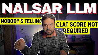 NALSAR LLM nobodys telling you  No CLAT PG score required [upl. by Fryd573]