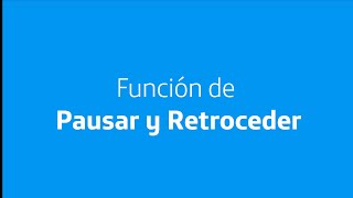 Tutorial Cómo utilizar la funcionalidad de pausar y retroceder en vivo [upl. by Nylime]