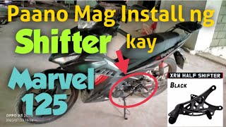 Paano mag Install ng Shifter sa Euro Marvel 125 Diy and Tutorial Half Shifter marvel shifter [upl. by Jeana]