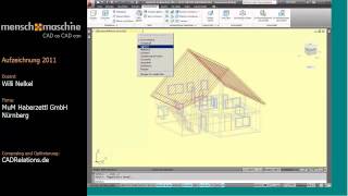 AutoCAD Architecture 2012 3D ist leichter als Sie denken Deutsch  Dauer ca 45 Minuten [upl. by Lang510]