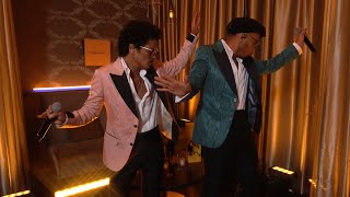 Bruno Mars Anderson Paak Silk Sonic  Leave The Door Open Live from the BET Awards [upl. by Di]