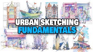 How To Start URBAN SKETCHING For Beginners  FUNDAMENTALS GUIDE [upl. by Acenom]